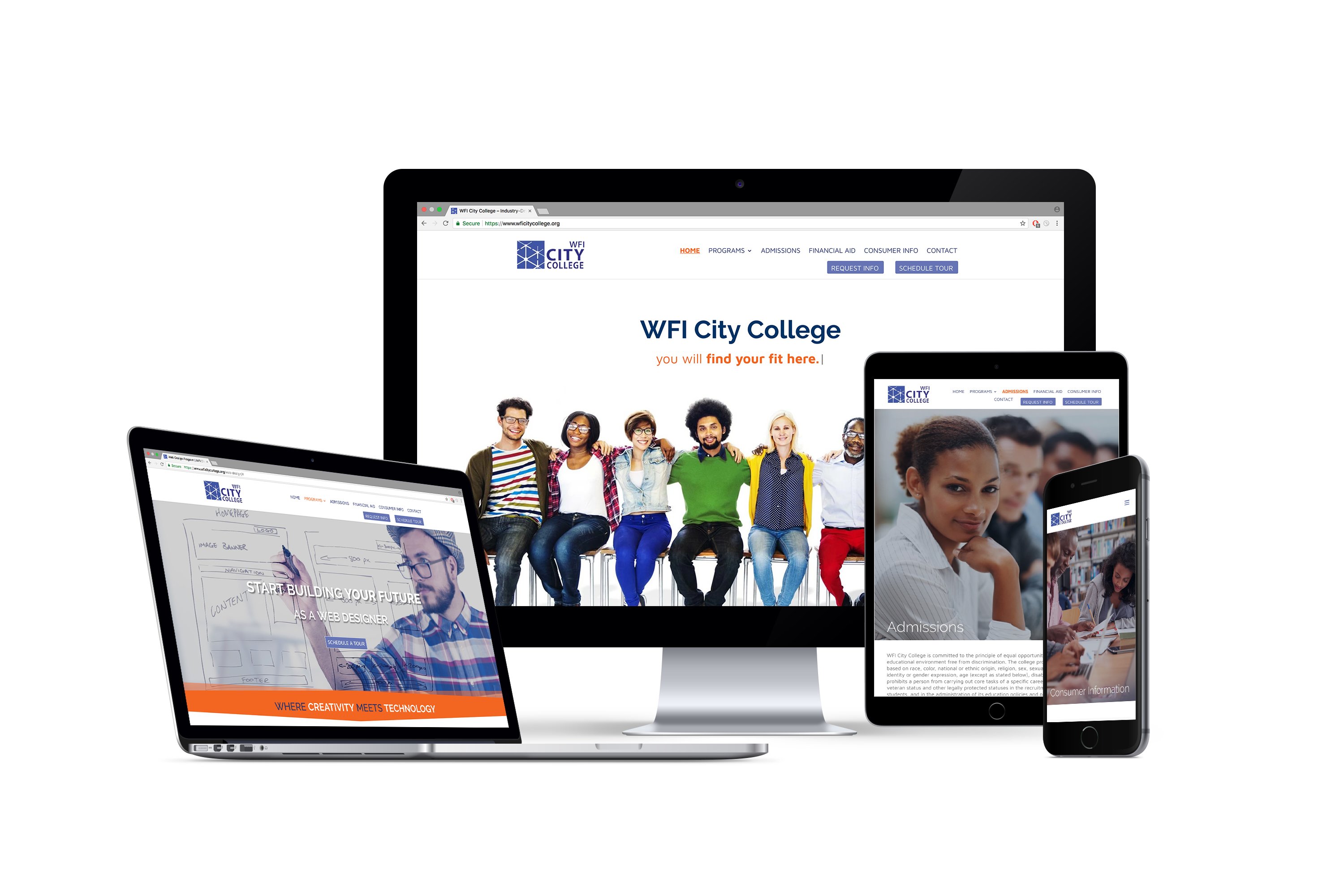 College Enrollment Marketing and Website Redesign