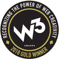 2018 GOLD W3 Awards Winner in Schools/University Websites