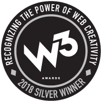 2018 W3 Silver Award Winner in User Experience for Websites