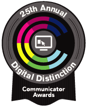 2019 Communicator Award of Digital Distinction winner for our Pro Bono work for Grounded in Philly in the Websites - General-Environmental Awareness for Websites category